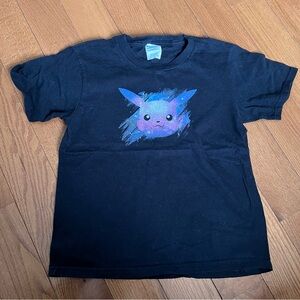 Kids Boy Girls Pokemon Pikachu Galaxy Graphic Tee T Shirt Youth Size S Small
